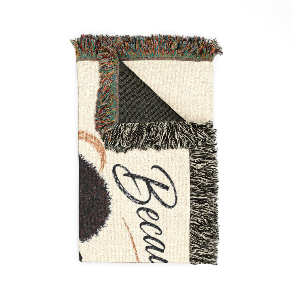 Because God Sent You Woven Blanket — Inspirational Throw