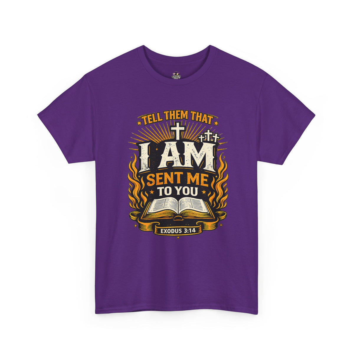Christian T-Shirt — "I AM SENT ME TO YOU" Exodus 3:14 Faith Tee