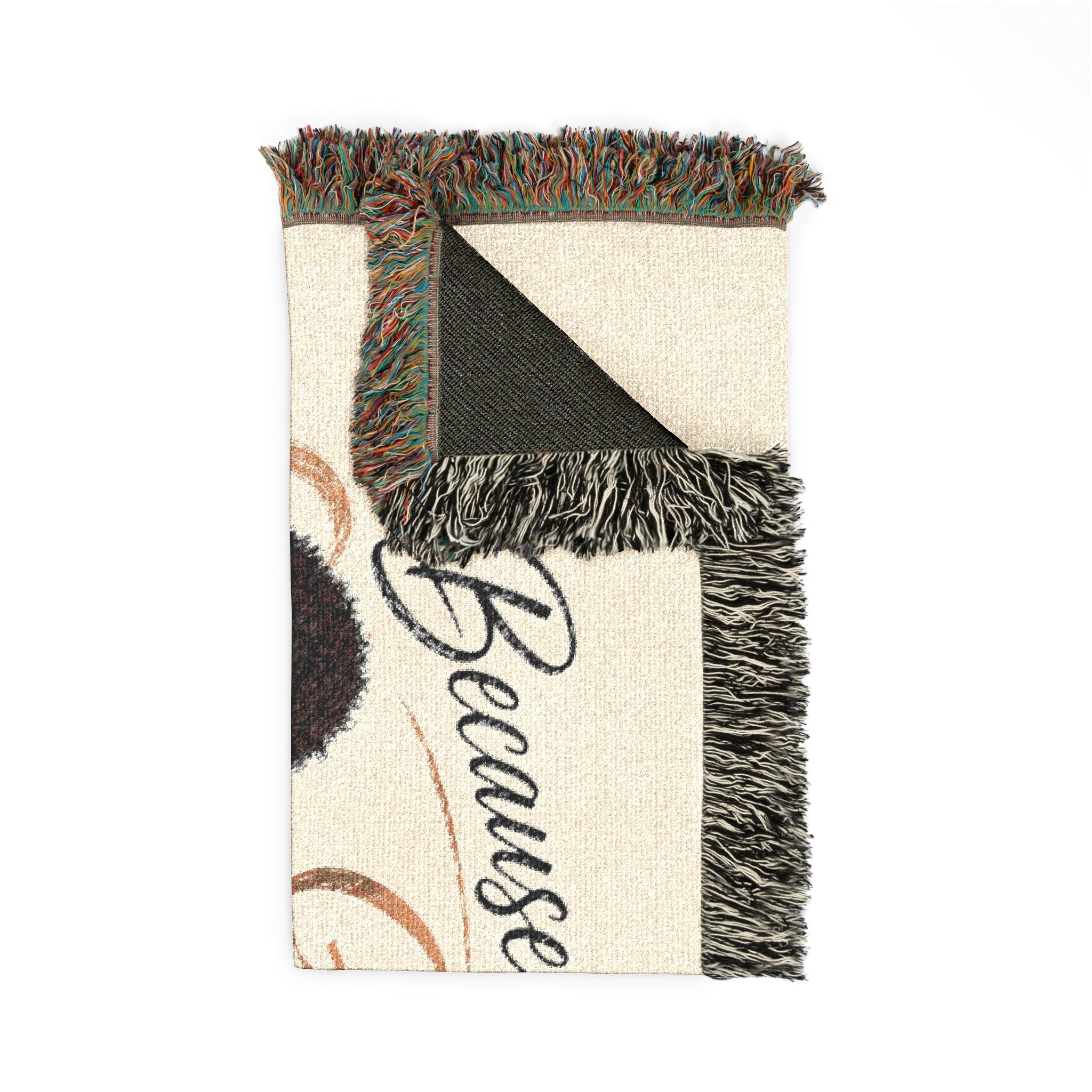 Because God Sent You Woven Blanket — Inspirational Throw