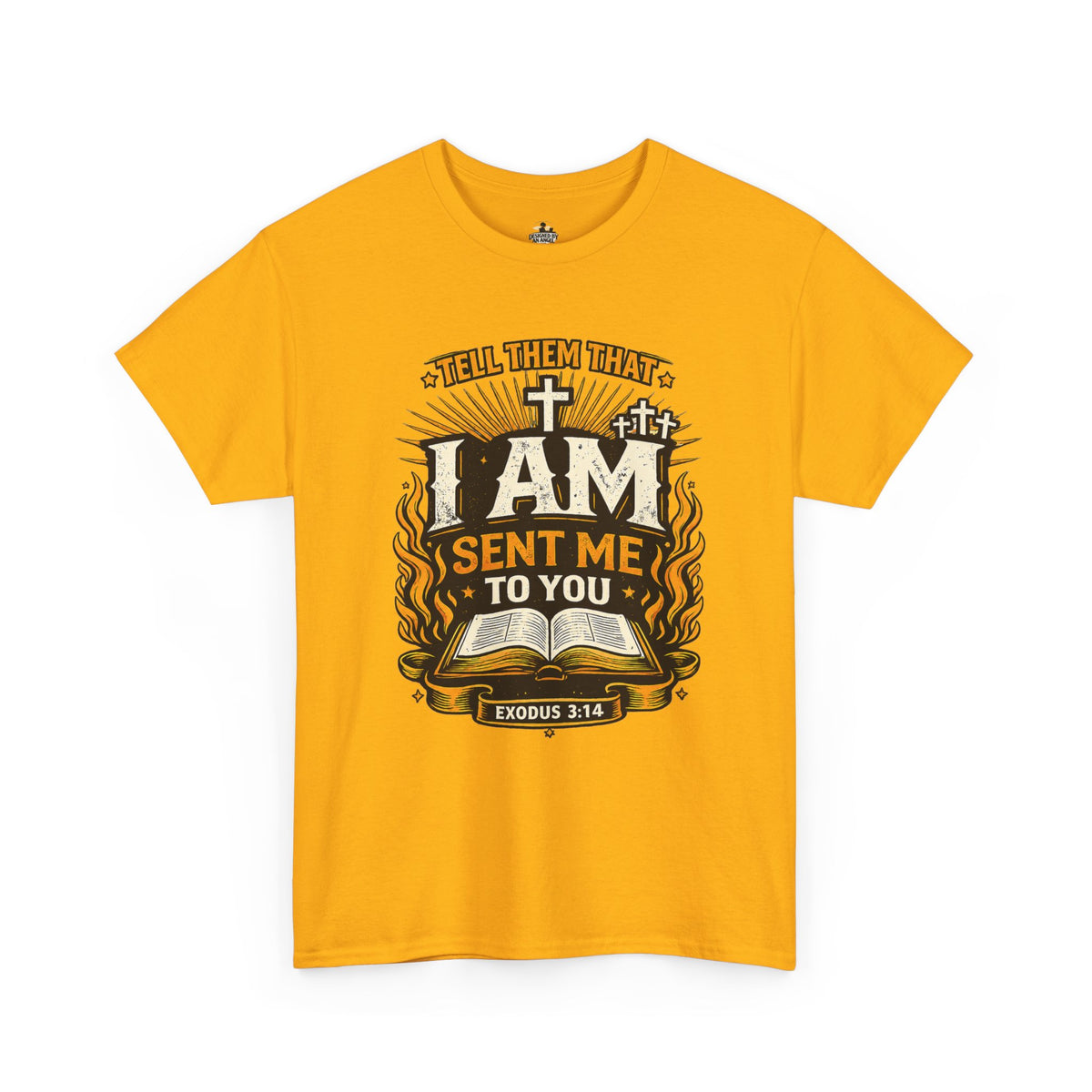 Christian T-Shirt — "I AM SENT ME TO YOU" Exodus 3:14 Faith Tee